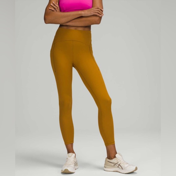 🦋HP!!🦋 Lululemon | Power Thru High-Rise Tight 25" in
Gold Spice - Picture 4 of 9